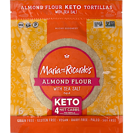 Almond Flour Keto Tortilla - Sea Salt
